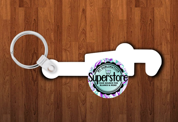 3 inch plumber wrench keychain - Single sided sublimation mdf blank