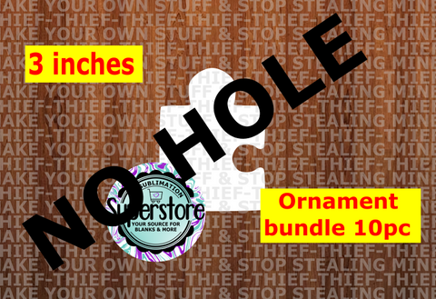 Side puzzle  - withOUT hole - Ornament Bundle Price