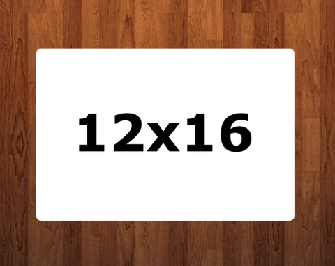 12x16 Rounded Corners Rectangle Board - (WithOUT Holes)