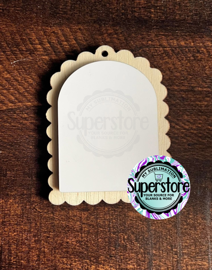 Scalloped Wood & Sub MDF - With or Without Hole - Single Sided