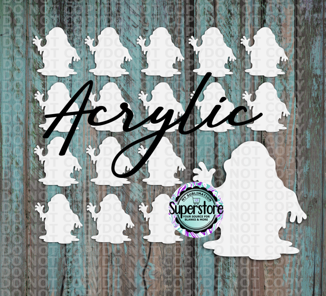 Acrylic Slime Guy - 10 or 20 count 1.5 & 2 inch size - Sublimation Acrylic