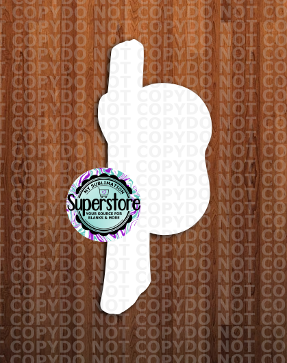 Sloth Vertical  - With or Without Hole - Sublimation Blank MDF