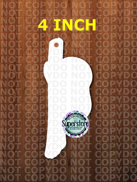 (4 inch) -  Sloth Vertical - With or Without Hole - MDF Single Sided