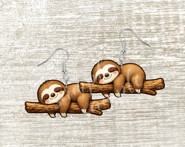 Digital Download - Sloth Horizontal Design - Made for our blanks
