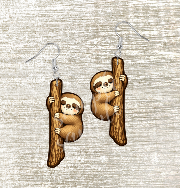 Digital Download - Sloth Vertical Design - Made for our blanks