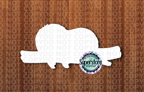 Sloth Horizontal - With or Without Hole - Sublimation Blank MDF