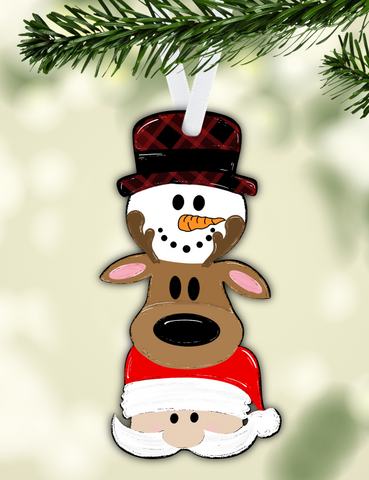 Digital Download - Snowman - Reindeer & Santa trio - made for our blanks