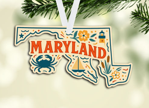 Digital Download - Special Maryland State Design - made for our blanks