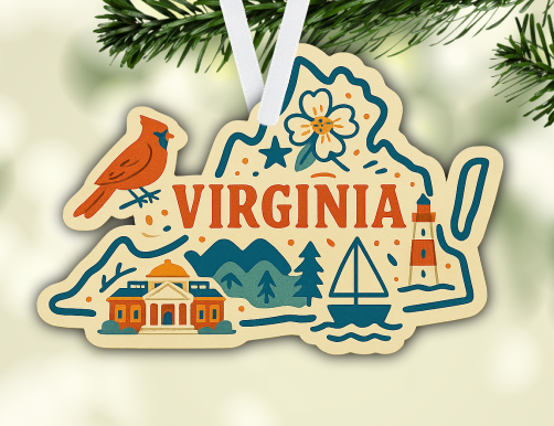Digital Download - Special Virginia State Design - made for our blanks