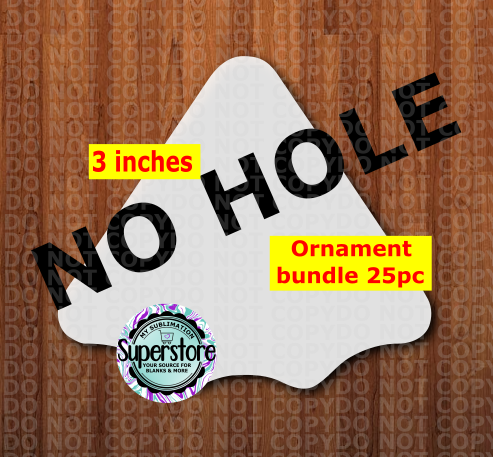 Spider web - NO hole - ornament bundle price - MDF sublimation blanks