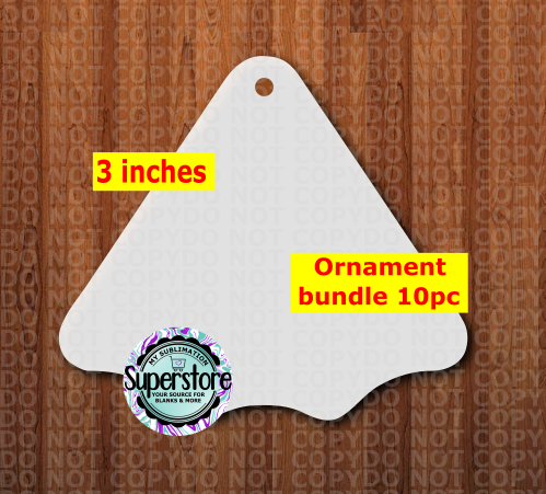 Spider web - WITH HOLE - ornament bundle price - MDF sublimation blanks