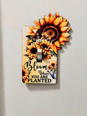 Digital Download - Sunflower light switch design - made for our blanks