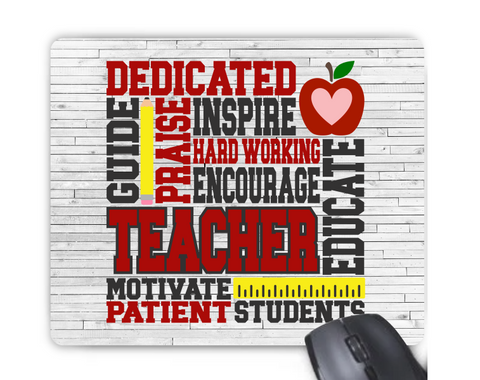 Digital Download - Teacher mouse pad design - made for our blanks