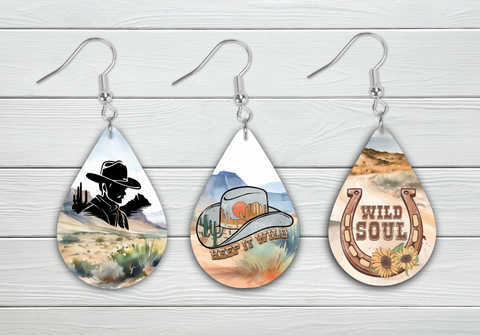 Digital Download - 3pc tear drop western bundle - made for our blanks