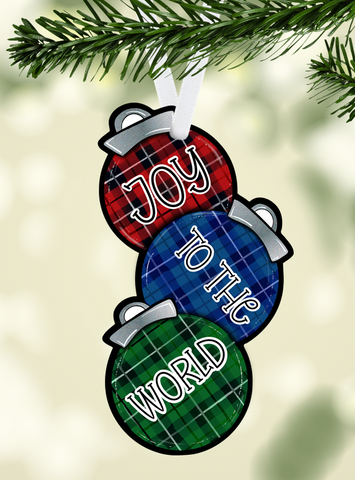 Digital Download - Trio bulb - Joy to the world  - made for our blanks