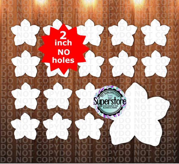Tropical Flower - 10 or 20pc bundle - 1.5 or 2 inch size (great for badge reels & hairbow centers)