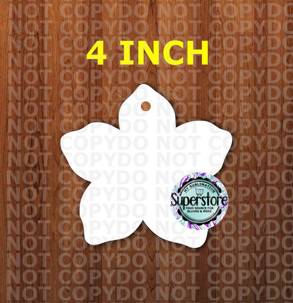 Tropical Flower - With or Without Hole - Sublimation Blank MDF