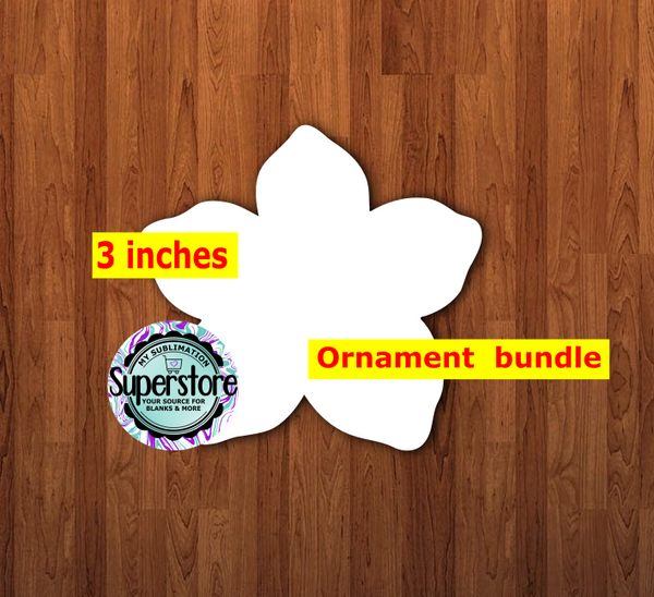 Tropical Flower - With or Without Hole - bundle price - MDF sublimation blanks