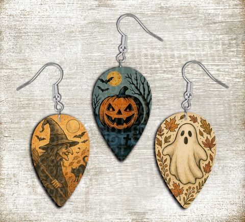 Digital Download - 3pc Halloween upside own tear design bundle - made for our blanks