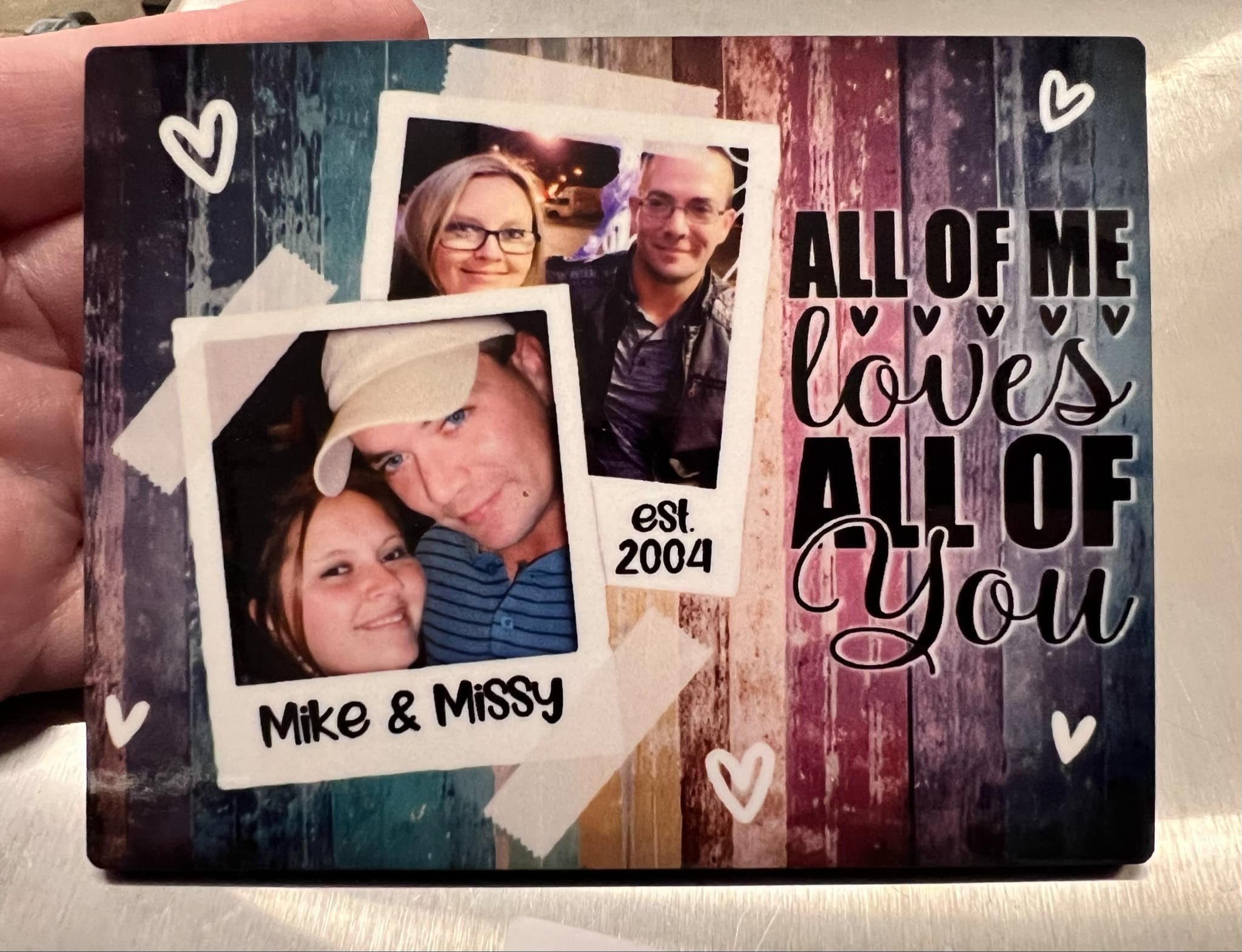 Digital Download - All of me loves all of you design - for our sublimation blanks