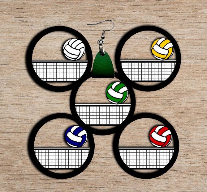Digital Download - Volleyball Hoop Bundle - for our sublimation blanks