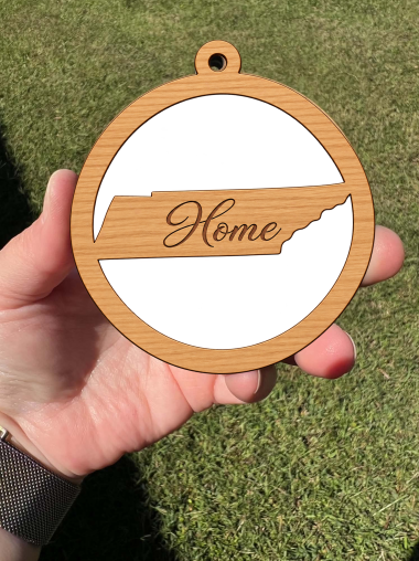 Tennessee Home State WOOD & Sublimation Combo (3 sizes & 4 wood colors)