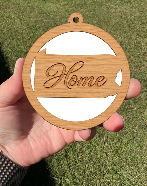 Pennsylvania  Home State WOOD & Sublimation Combo (3 sizes & 4 wood colors)