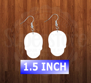 Skull earrings size 1.5 inch - BULK PURCHASE 10pair