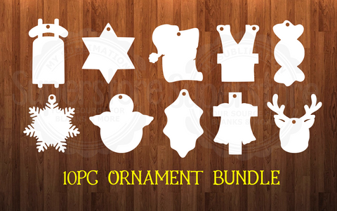 10 piece ornament bundle