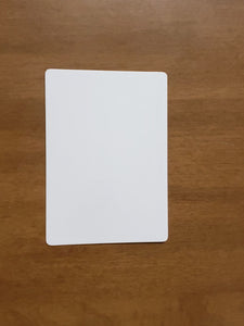 Double sided Sublimation cards 10 pack