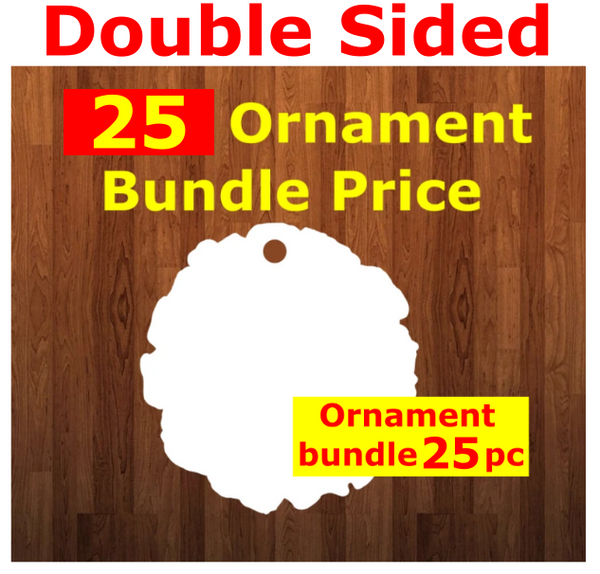 Wood Slice 10pc or 25pc  Ornament Bundle Price