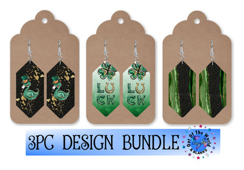 Digital download - 3pc Hexagon Earring Bundle  - made for our sub blanks