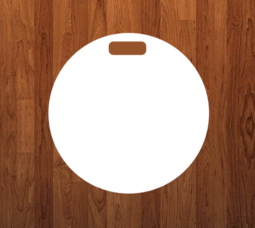 Round tag 4x4 -  Sublimation Blank MDF Single and double sided