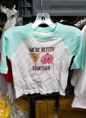 6-12 month We're better together mint raglan