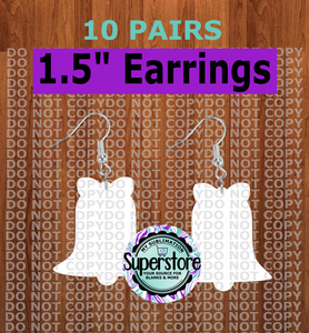 Bell earrings size 1.5 inch - BULK PURCHASE 10pair