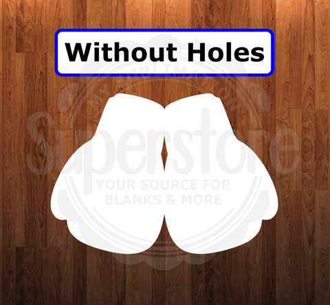WithOUT HOLES - Boxing glove shape - 6 different sizes - Sublimation Blanks