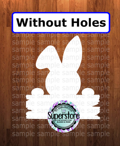 Bunny sign - withOUT holes - Wall Hanger - 6 sizes to choose from - Sublimation Blank