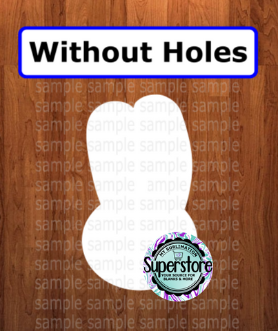 Bunny head - withOUT holes - Wall Hanger - 6 sizes to choose from - Sublimation Blank