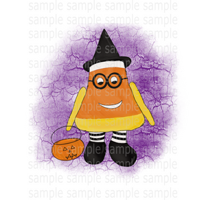 (Instant Print) Digital Download - Candy corn witch