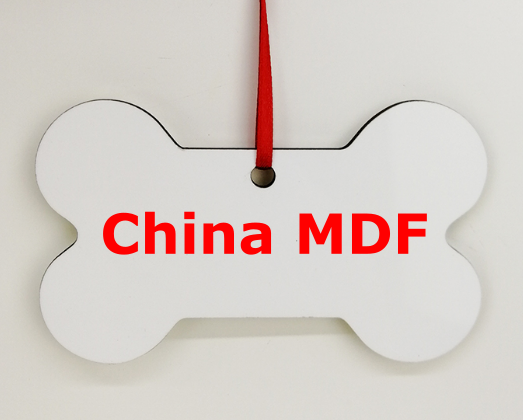 Double sided - Bone shape - MDF 10pc ornament bundle (China Blank) ready to ship