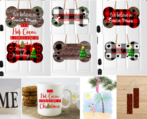 Digital download - 60 piece Christmas Bundle - made for our sub blanks
