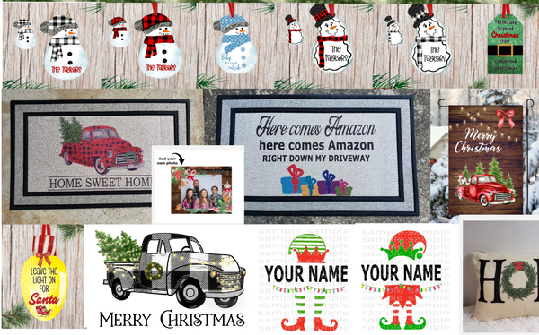 Digital download - 60 piece Christmas Bundle - made for our sub blanks