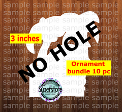 Flamingo - withOUT hole - Ornament Bundle Price