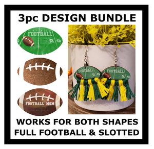 (Instant Print) Digital Download - 3pc Football Bundle - made for our sublimation blanks