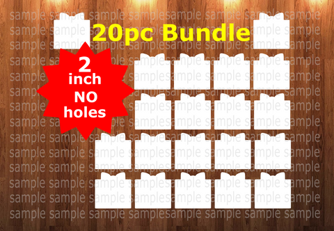 20pc bundle - 2 inch Gift (great for badge reels & hairbow centers)