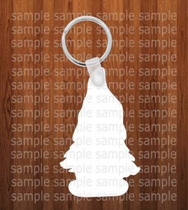 Girl gnome Keychain - Single sided or double sided - Sublimation Blank