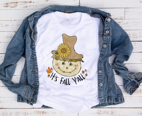 (Instant Print) Digital Download - It's fall y'all scarecrow