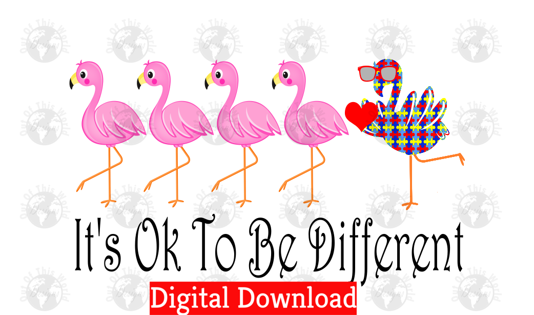 It's ok to be different (Instant Print) Digital Download