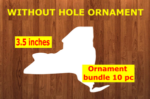 New York - withOUT hole - Ornament Bundle Price