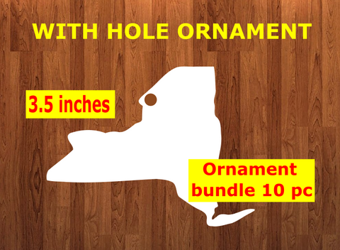 New York - WITH hole - Ornament Bundle Price